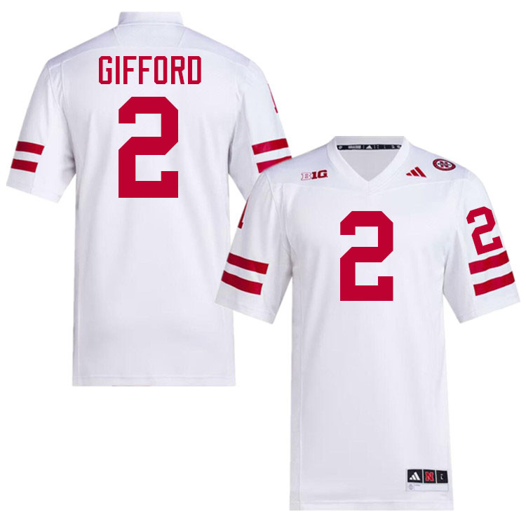 Isaac Gifford Nebraska Jersey,Nebraska Cornhuskers Football Uniforms,Jersey-White